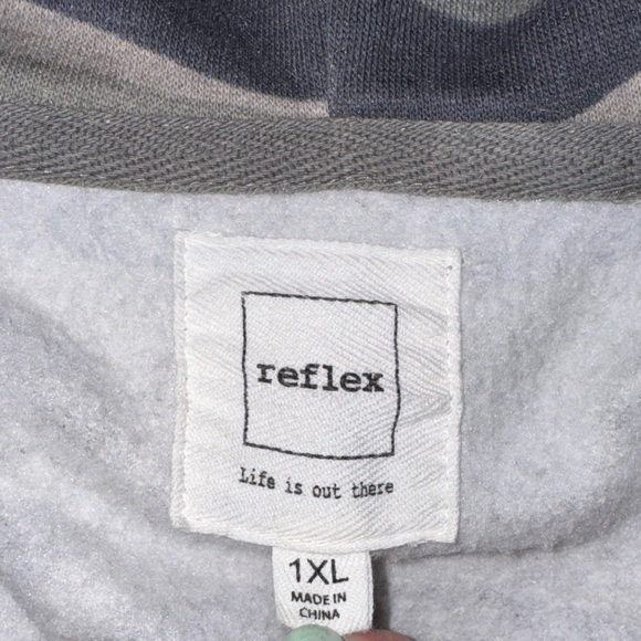 Camouflage Zip-Up Hoodie - Picture 3 of 8